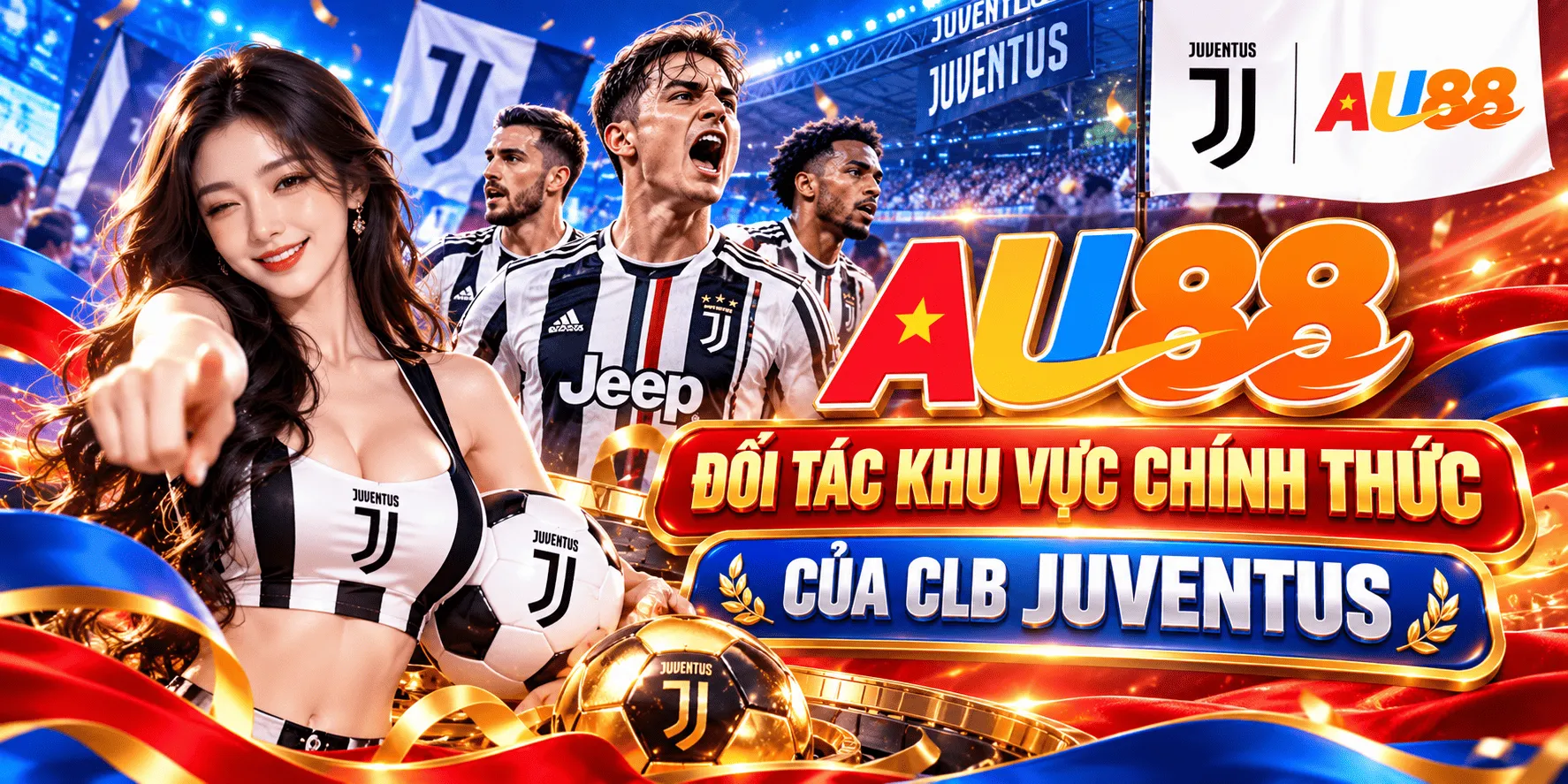 AU88 Đối Tác Khu Vực Chính Thức Của CLB Juventus