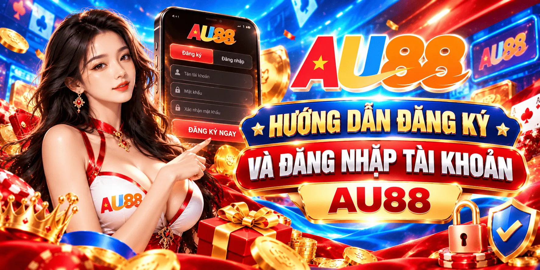 Hướng Dẫn Đăng Ký Và Đăng Nhập Tài Khoản AU88